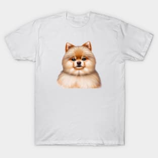 Cute Pomeranian Drawing T-Shirt